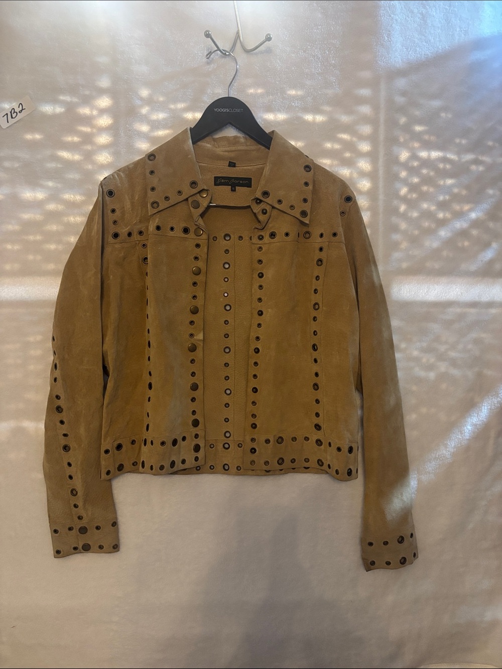 REM Garson size 10 leather top